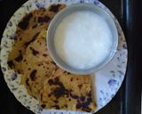 A picture of step 4 of આલુ પરાઠા.