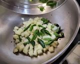 A picture of step 4 of Sabudana Khichdi.