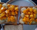 चोको मैंगो बनाना सैंडविच (Choco Mango banana sandwich recipe in Hindi) रेसिपी चरण 3 फोटो