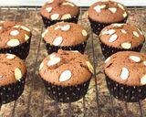 รูปขั้นตอนการทำที่ 6 ของ คัพเค้กช็อคโกแลต Chocolate Muffins