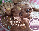 Foto langkah ke 6 dari resep Cookies Chocochips almond slice.