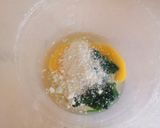 A picture of step 1 of Polpettone ripiene di frittata ai spinaci.