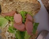 A picture of step 7 of Mushroom and sausage sandwich.