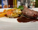 A picture of step 9 of Grilled Filet & Parmesan Potato Medallions.