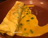 A picture of step 5 of Scallion Egg Roll Omelet.