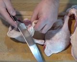 A picture of step 1 of Confit duck leg.