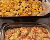 Mozzarellás csirke petrezselymes burgonyával recept fázis 3 fotója