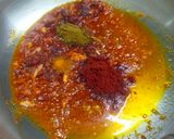 A picture of step 3 of Lasaniya Bateta.