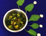 A picture of step 6 of Palong CHACHHORI / Spinach Dry Curry.