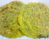 A picture of step 6 of Spinach Lachha Parathas.
