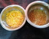 A picture of step 1 of Dal Khichdi.
