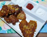 Sajtos cukkinis falatok recept fázis 3 fotója