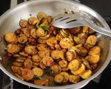 A picture of step 4 of Ivy gourd,groundnut subji.
