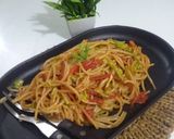 A picture of step 8 of Vegetable spaghetti.