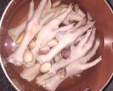 Hình bước làm 1 của món Chân gà sốt thái