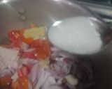 A picture of step 2 of Qeema sev.