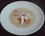 Foto del paso 9 de la receta Caldo del puchero con garbanzos y pollo