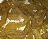 A picture of step 3 of Steak Fajitas with Queso Cheese Sauce.
