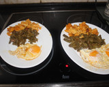 Foto del paso 10 de la receta: Judías verdes con calabaza y huevos fritos