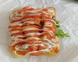 Foto langkah ke 5 dari resep 151. Wanpaku Egg Sandwich.