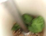 Foto del paso 7 de la receta: Unos macarrones, con langostinos y salsita de albahaca 🌿