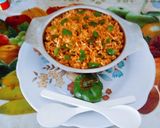 A picture of step 6 of Yummy tasty capsicum basmati rice.
