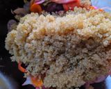 A picture of step 6 of Pink Quinoa salad.