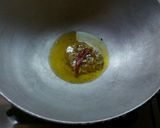 A picture of step 3 of Tomato chutney with dates and mango pulp candy.