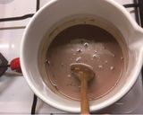 A picture of step 2 of Chocolate pudding.