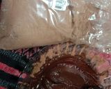 Foto langkah ke 6 dari resep Brownies Kukus choco pandan.
