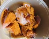 A picture of step 1 of Tandoori Chicken with Garlic Rice.