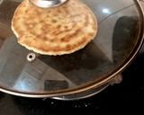 A picture of step 6 of Homemade naan, without oven.