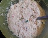 A picture of step 4 of Suji carrot handwa.