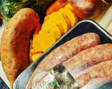 A picture of step 1 of Autumn Sweet Potato Chowder with Kale and Sausage.