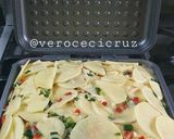 Foto del paso 6 de la receta: Mil hojas de papa, rellena con jamón y queso