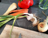 Foto del paso 1 de la receta: Bacalao con verduras