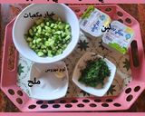 صورة لخطوة 1 من وصفة سلطة اللبن بخيار باردة وطيبة كتيير