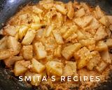 A picture of step 6 of Potatobhaji.