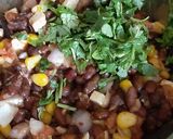 A picture of step 6 of Mexican salad.