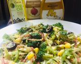 A picture of step 1 of Winter special green veggies salad.