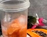 पपीते का ठंडा ठंडा जूस (Papaya Juice Recipe in Hindi) रेसिपी चरण 3 फोटो