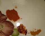 A picture of step 6 of Bonless Aloo murgi salan.