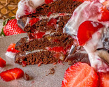 Foto del paso 2 de la receta: Tortitas de algarroba con fresas