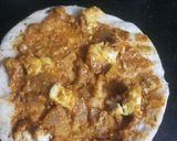 A picture of step 2 of Kulcha sandwich.