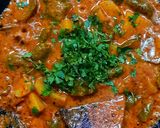 A picture of step 10 of Aloo tikka masala.