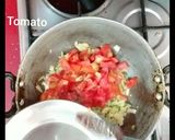 A picture of step 3 of Pav bhaji fondue.