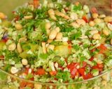 A picture of step 7 of Tangy- Sweet- Spicy Mango Chaat.