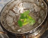 A picture of step 2 of Soya chunks burjhi/dry.
