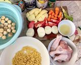 รูปขั้นตอนการทำที่ 2 ของ ซุปมักกะโรนีน่องไก่