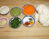 A picture of step 1 of Yellow cauliflower rice.